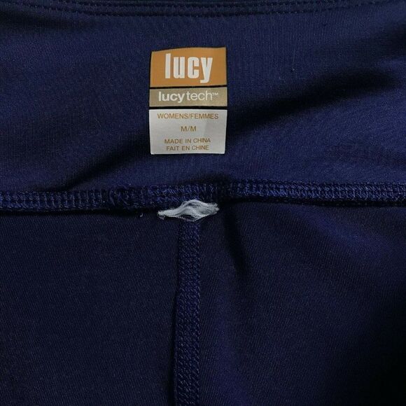 Lucy Womens Blue Skinny Leggings Pants Size Medium - Picture 6 of 11